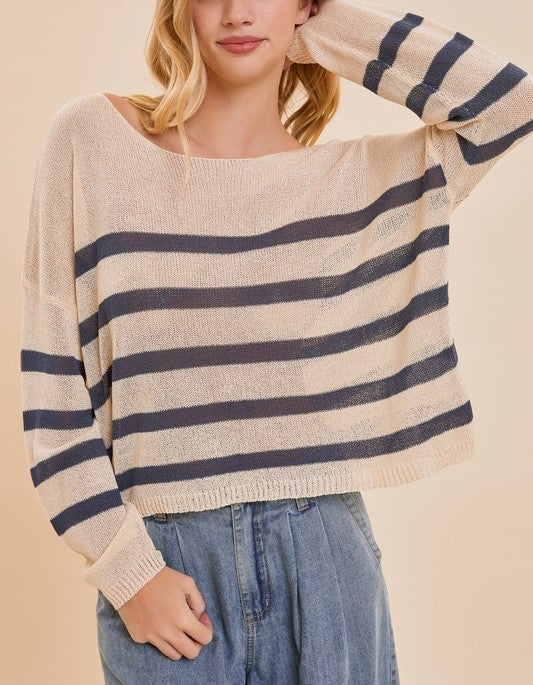 Knit Stripped Top