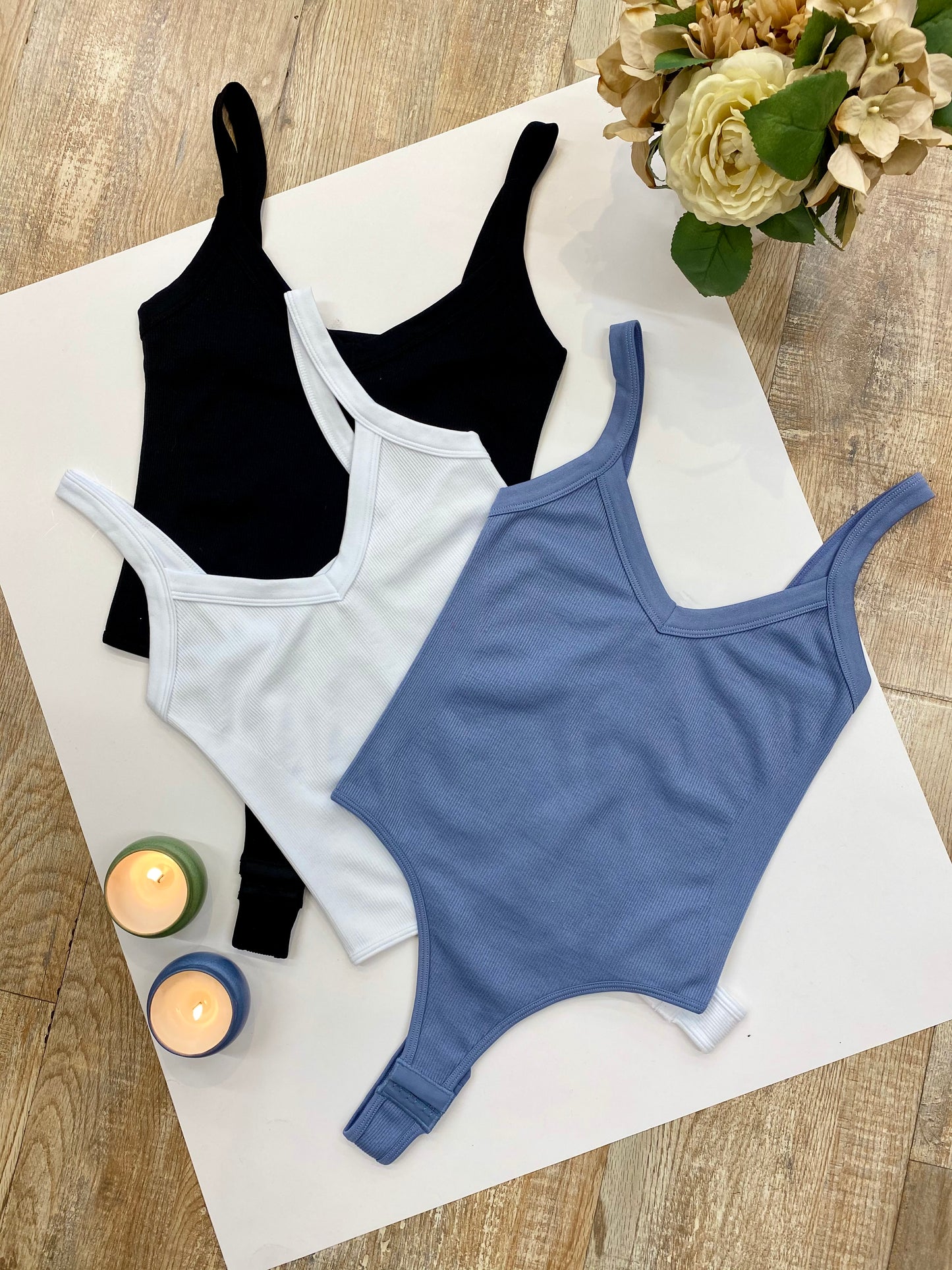 Seamless V-neck Bodysuit